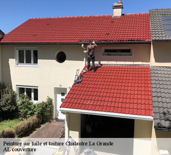 Peinture sur tuile et toiture  chalautre-la-grande-77171 AL couverture