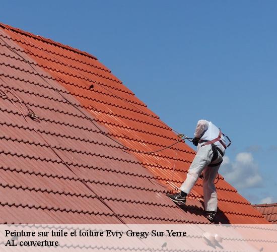 Peinture sur tuile et toiture  evry-gregy-sur-yerre-77166 AL couverture