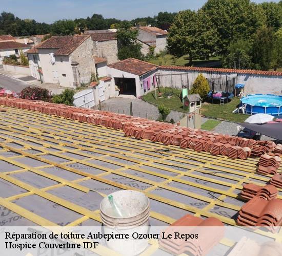 Réparation de toiture  aubepierre-ozouer-le-repos-77720 Hospice Couverture IDF